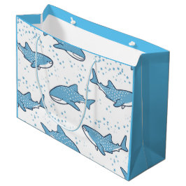 Bolsa De Regalo Grande Tiburón de ballena estrellado (luz)