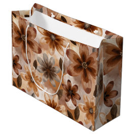 Bolsa De Regalo Grande Tie Dye Autumn Floral
