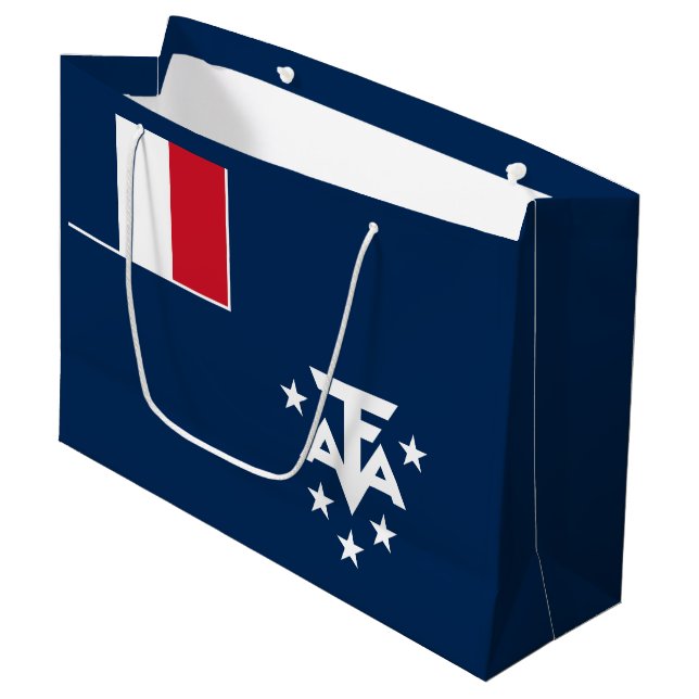 Bolsa De Regalo Grande Tierras Australes y Antárticas Francesas (Angulo Anverso)