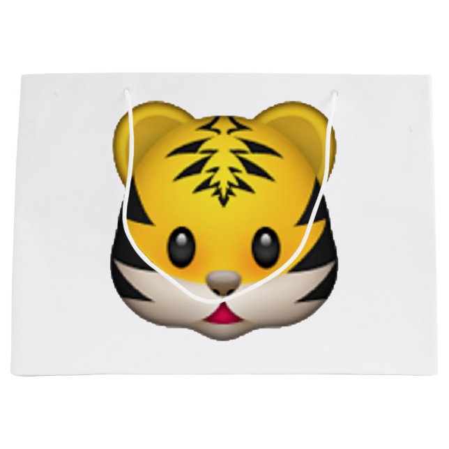 Bolsa De Regalo Grande Tigre - Emoji (Anverso)