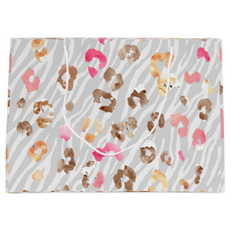 Bolsa de regalo grande tigre leopardo