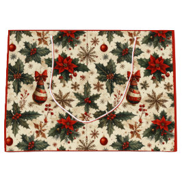Bolsa De Regalo Grande Timeless Christmas