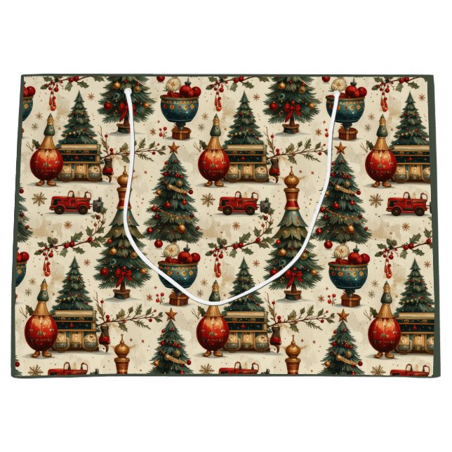 Bolsa De Regalo Grande Timeless Christmas Vibes (Anverso)