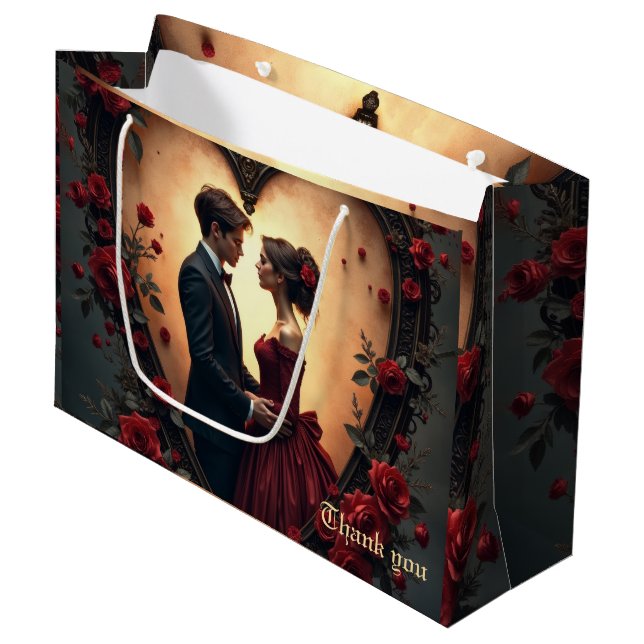 Bolsa De Regalo Grande Timeless Love –Victorian Gothic Wedding Collection (Angulo Anverso)