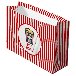 Bolsa De Regalo Grande Tirado de palomitas
