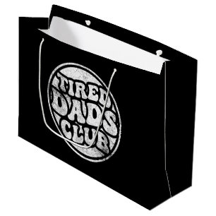 Bolsa De Regalo Grande Tired Dads Club Funny