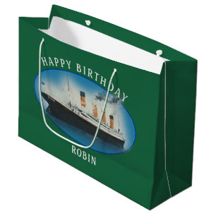 Bolsa De Regalo Grande Titanday Green RMS White Star Line Ship