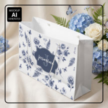 Toile de jouy francés Monograma Nombre Chinoseirie