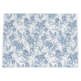 Bolsa De Regalo Grande Toile Francés Azul