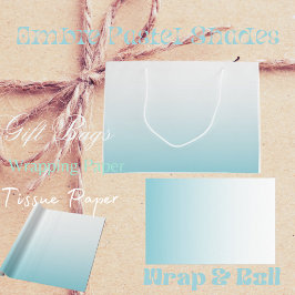 Bolsa De Regalo Grande Tonos pastel Ombre