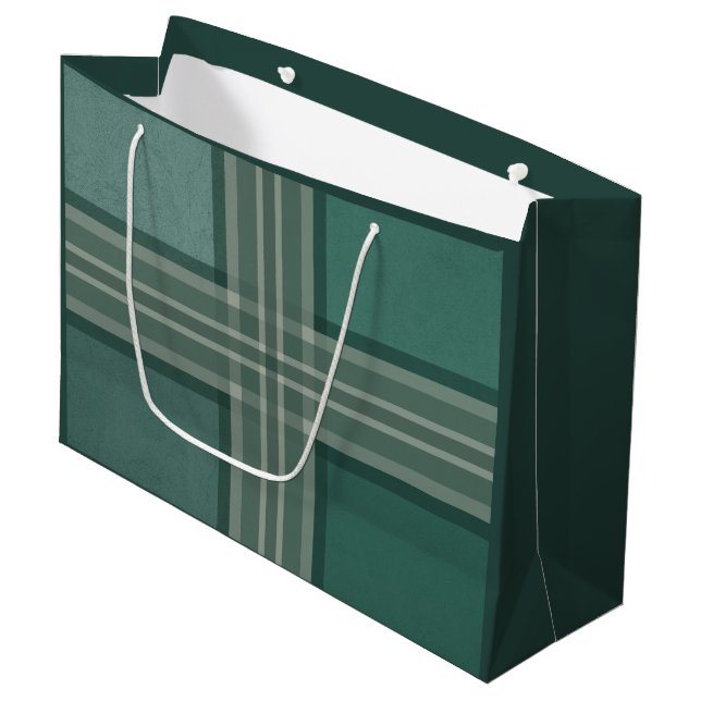 Bolsa De Regalo Grande Tonos verdes (Angulo Anverso)