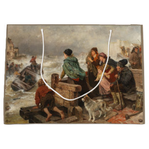 Bolsa De Regalo Grande Tormenta en la costa (por Rudolf Jordan)
