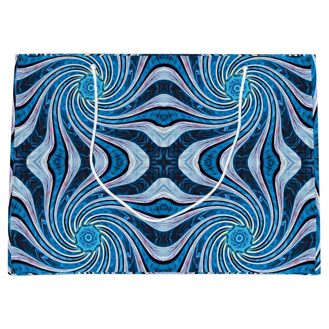 Bolsa De Regalo Grande Toro de flores (Anverso)