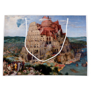 Bolsa De Regalo Grande Torre de Babel, Pieter Bruegel el mayor, 1563