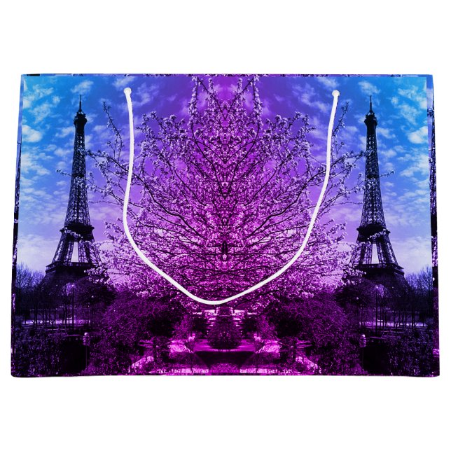 Bolsa De Regalo Grande Torre Eiffel de París (Anverso)