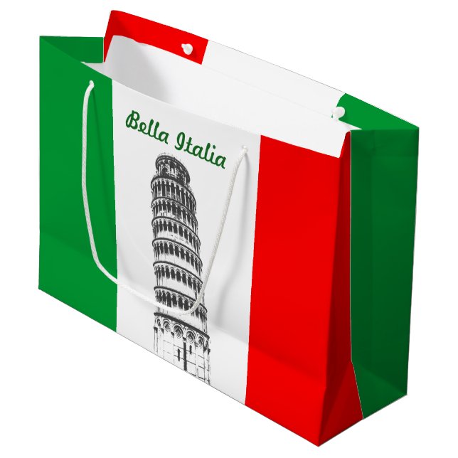 Bolsa De Regalo Grande Torre inclinada modificada para requisitos (Angulo Anverso)