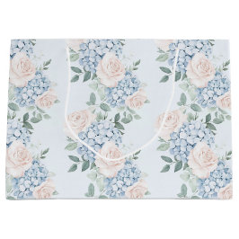 Bolsa De Regalo Grande Torta de Cumpleaños de Baño de Novia de Flores Azu