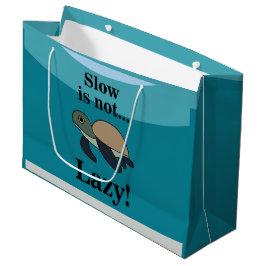 Bolsa De Regalo Grande Tortuga divertida