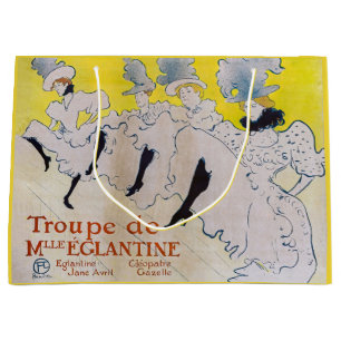 Bolsa De Regalo Grande Toulouse-Lautrec - Troupe de Mlle Eglantine