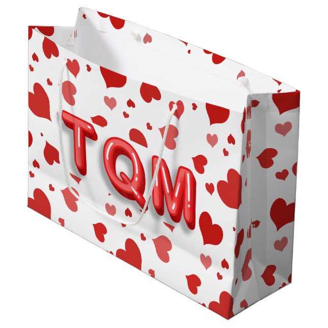 Bolsa De Regalo Grande TQM Valentine’s & Galentine’s (Angulo Anverso)