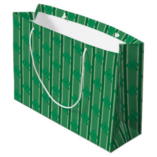 Bolsa De Regalo Grande Trébol divertido y elegante