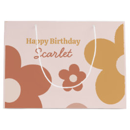 Bolsa De Regalo Grande Trendy Boho Daisies