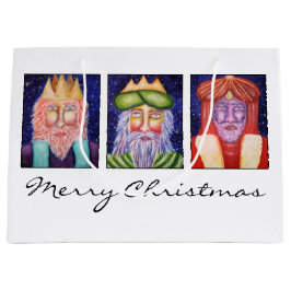 Bolsa De Regalo Grande Tres reyes Art Christmas
