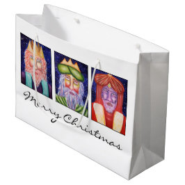 Bolsa De Regalo Grande Tres reyes Art Christmas
