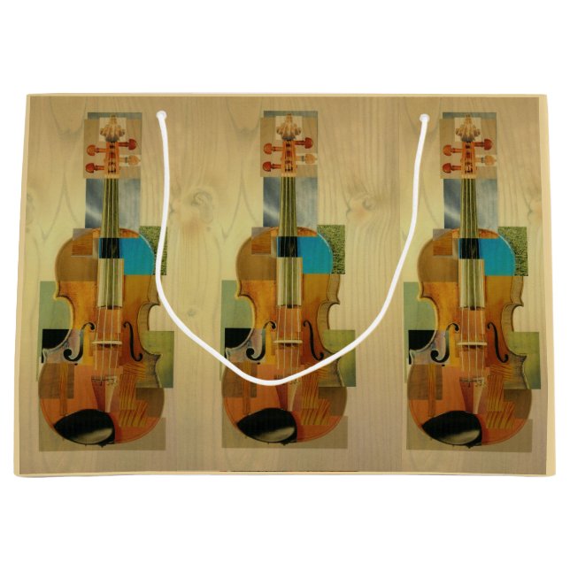 Bolsa De Regalo Grande Trío compuesto del violín (Anverso)