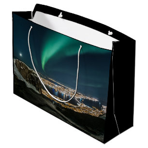 Bolsa De Regalo Grande Tromso de las luces del norte