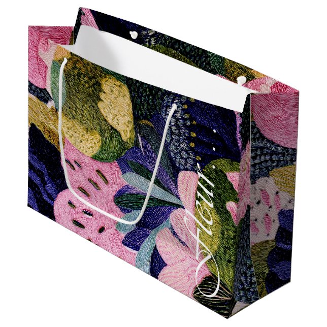 Bolsa De Regalo Grande Tropical Modernism Gift Bag (Horizontal Edition) (Angulo Anverso)
