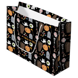 Bolsa De Regalo Grande Truco o truco de Halloween