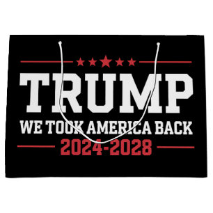 Bolsa De Regalo Grande Trump 2024 Recuperamos América 47 EE. UU.