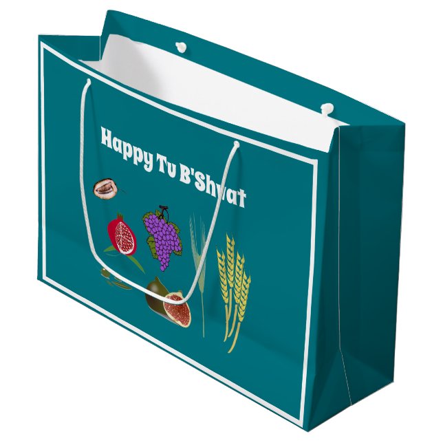 Bolsa De Regalo Grande Tu Bishvat (Angulo Anverso)