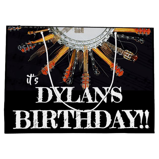 BOLSA DE REGALO GRANDE TUS CADENAS DE GUITARRA AL SOL (Reverso)