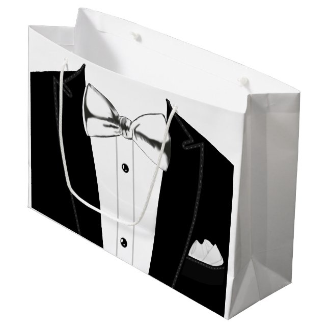 Bolsa De Regalo Grande Tuxedo (Angulo Anverso)