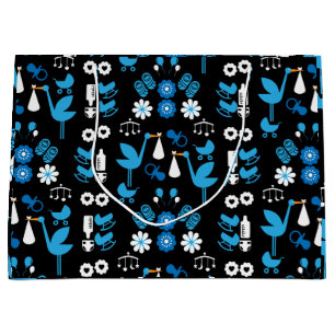 Bolsa De Regalo Grande Twin Boy Stalk Delivery Blue