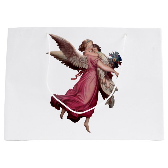 Bolsa De Regalo Grande Two Angels in Flight (Anverso)