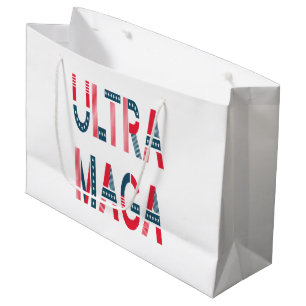 Bolsa De Regalo Grande Ultra MAGA Trump Patriótico Republicano Conservado
