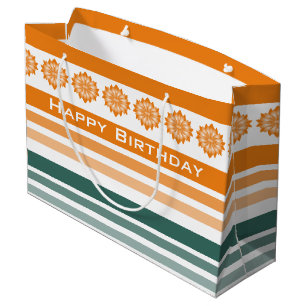 Bolsa De Regalo Grande Un cumpleaños feliz para los Naranjas