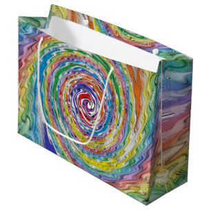 Bolsa De Regalo Grande Una bandeja colorida