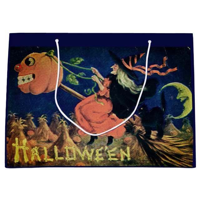 Bolsa De Regalo Grande Una Feliz Halloween (Anverso)