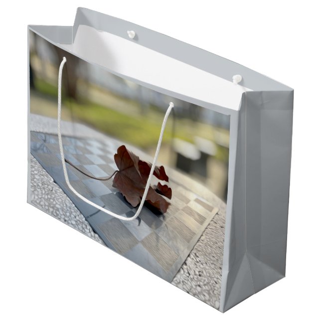 Bolsa De Regalo Grande Una lección de ajedrez (Angulo Anverso)