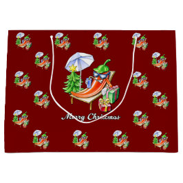 Bolsa De Regalo Grande Una navidad navideña chilli bajo la sombra del sol