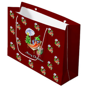 Bolsa De Regalo Grande Una navidad navideña chilli bajo la sombra del sol