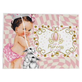 Bolsa De Regalo Grande Una pequeña princesa está en camino.