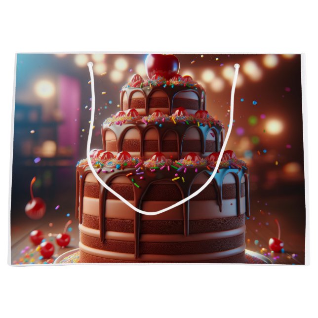 Bolsa De Regalo Grande Una Sinfonía de Dulzura (Anverso)