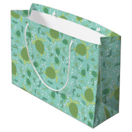 Bolsa De Regalo Grande Under Sea Turtles Baby Shower