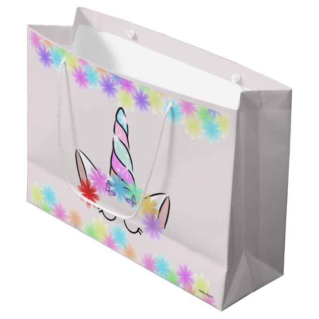Bolsa De Regalo Grande Unicorn (Angulo Anverso)