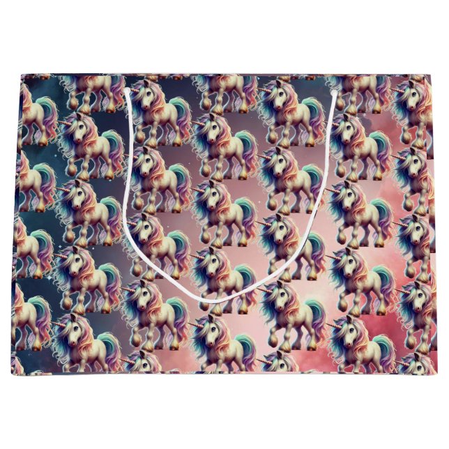 Bolsa De Regalo Grande Unicorn Gift Bag (Anverso)